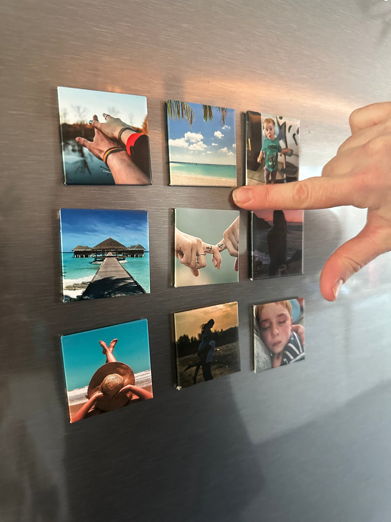 Dein Leben in Bildern: 10er-Set Personalisierte Fotomagnete – Einzigartige Momente zum Anfassen