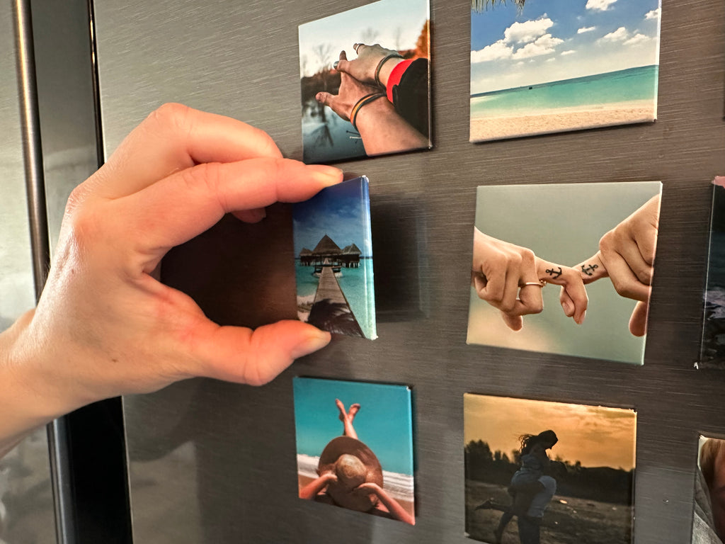 Dein Leben in Bildern: 10er-Set Personalisierte Fotomagnete – Einzigartige Momente zum Anfassen