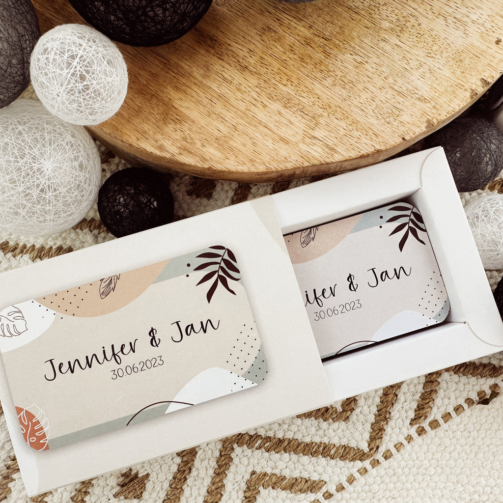 Handgefertigte Fotobox-Spielkarten im Boho-Design – 85x Spaß & Erinnerungen am Großen Tag