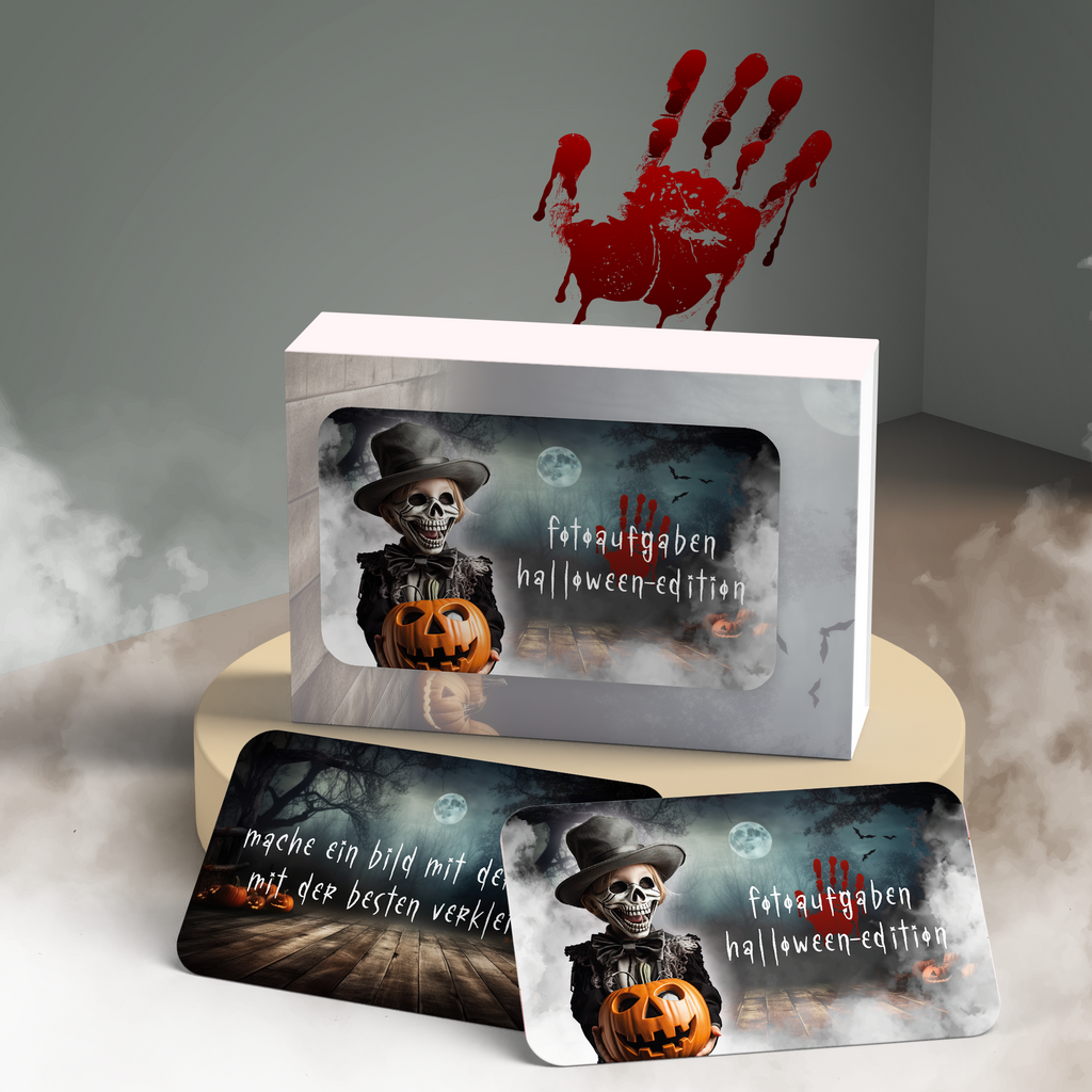 Fotoaufgaben Halloween-Edition - Dein Schlüssel zu einer unvergesslich gruseligen Party!